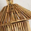 Vägglampa arturesthome bambu sconce japanska retro funktionslampor och lyktor hem dekorationer rum dekor tak