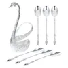 Cuillères Swan Set Set Dingewread Setted Scoop Base Base Base Fruit Fruit Cuisine Cuisine Poot