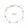 CHOKERS Gold Evil Blue Eye Choching Lucky Turkish Pearl Eyes Collana per donne Gioielli Gioielli Gift Regale all'ingrosso Delivery Delivery Necklac Dhsie