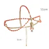 Hair Jewelry Beautif Bridal Accessories Metal Beaded Pearls Head Chain Indian Women Drop Delivery Hairjewelry Dh0Qd