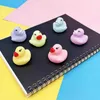 Bath Toys 100/50pcs Macaron Bath Toys Swimming Squeaky Rubber Ducks Bathing Ducks Bath Tub Water Fun Game Spela Baby Toys 0 12 månader 240413