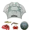 4 8 12 16 trous pliants de pêche automatique Fish Minnow crevel crabe Mesh Pié