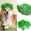 Hondenkleding Cosplay Pet Pet Pruik kleurrijke schattige pruiken voor Halloween Christmas Fearties Fun Accessories met Fine Base Manshog Honden