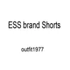 شورت شورت جديد ESS SHORTS Shorts Men and Women's Short S US Size S-XL 001