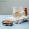 Wine Glasses Glass Mug Tea Cup With Lid Filter Office Pot And Set Teaware Simple Male Female Large Capacity Separation Cups