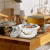 Двойные котлы с одним кастрюлем с супом для крышки маленький нагреватель кухонный посуда для кухни для приготовления стойки мини-стальная плита для крышек