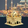 Modelo de mezquita en miniatura en miniatura Modelo de arquitectura de la mezquita Mesa casera islámica Collectible Holiday Decor Supply 240403