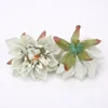 Fiori decorativi 7 cm Seta artificiale Dahlia Fioristi Imitazionali Chrysanthemum Accessori per capelli fatti fatti fatti a mano Accessori per capelli