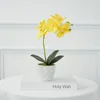 Decorative Flowers Artificial Flower Phalaenopsis Bonsai Plant Home Decoration Wedding Display