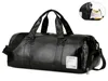 DesignErgym Bag Leather Sports Bags Big Mentraining Shoes Lady Fitness Yoga Travel Luggage Shood Black de Sport1195561