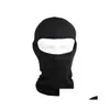 Party Hats Christmas Ninja Face Hat Mask Autumn Winter Polyester Beanie Er Clava Ski Motorcycle Cycling Masks Skiboard Helmet Neck War Dhnj4