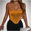 Tanks pour femmes Camis Y Y2K Crop-top Women Fashion Vintage Shaper Corset Club Party Tank Casual Streetwear Clothing Ropa Mujer Drop Deliv Oti1o