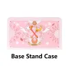 Fall anime -kort Captor Sakura Pink Protection Funda Switch OLED CASE Joycon Housing Protective Case for Housse Switch Accessories