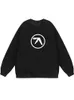 Sweatshirts vestes pour hommes hommes Sweatshirts Sweats Sweatage aphex Twin Cotton surdimensionné Graphic Pullover à manches longues sur les manches longues Harajuku Y2K Vêtements esthétiques 240412