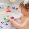 Bath Toys 36pcs/Set Alphanumeric Letter Bath Toy 3D Puzzle Baby Bath Toys Soft Eva Dzieciowe zabawki wodne dla łazienki Wczesna zabawka edukacyjna 240413