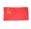 Sovjetunionen USSR Flagg högkvalitativ 3x5 ft 90x150cm Flags Festival Party Gift 100d Polyester Inomhus utomhustryckta flaggor Banners6491383