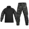 Pants US EU Size Military Set Tactical Camouflage Uniform Clothing Suit Men Work Army Combat Paintball Airsoft CS Training Cargo Pants