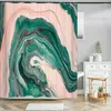 Douchegordijnen marmeren rimpel gordijn Art abstract gestreepte polyester waterdicht bad voor badkamer huisdecoratie