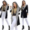 Womens Wool Blends Womens Trench Dress Coats Woman Long classic Windbreaker Waterproof autumn Winter Luxury clothing Mujer