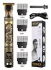 Hair Clipper Electric Razor Men Acier Head Shaver Gold avec USB Style Tools8721430