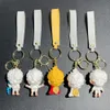 Anime Luffy Keychain Gear 5 Silicone Figure Pendante porte-clés Accessoires Accessoires pour amis