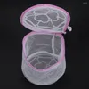 Laundry Bags Bra Mesh Net Bag Anti-Deformation Lingerie Clothes Washing Polyester Lightweight Portable With Zipper For Household Goods