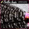 Bellahair non traité 8a Bundles brésiliens Extensions de cheveux vierges Boulanges de cheveux humains Correffes de couleur naturel