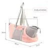 Porteurs de chats Pet Dog Sling Carrier Sac de voyage en mailles respirantes pour chiot petit