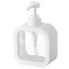 Flüssige Seifenspender 300/500 ml klares Plastik Shampoo Handflaschenbehälter Pressblende leere Flaschen Badezimmer Duschgel