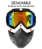 Occhiali da sci per motocross e occhiali da sole ciclistici per snowboarding tattico per il casco per il casco maschere UV Protection4120880