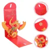 Pacchetti di carta da regalo per pacchetti rossi Anno di Dragon Wishes Whuste Festive Pacchetto Hongbao Lucky Money Borse