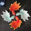 Decorative Figurines Goldfish Dried Fruit Snack Plate Creative Restaurant Coffee Table Decorations Storage Furnishings