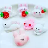 Decorative Figurines 10 Pcs Mini Cartoon Flat Back Resin Cabochon Scrapbook Kawaii DIY Embellishments Charm Decorate Accessories F43