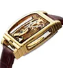 Orologi meccanici automatici trasparenti Scheletro Steampunk Scheletro Luxury Gear Self Avvolgimento Orologio da uomo Orologio da uomo Montre Homme7393501