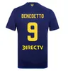 23 24 Juniores Boca Junior Cavani Jerseys Villa Salvio Homens Crianças Benedetto Salvio Camisa de Futebol 2023 2024 Camisa de futebol Tevez Carlitos Marcos Rojo Fãs