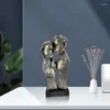 Dekorative Figuren Statue Skulptur Miniaturraum Dekoration Paar Modell Charakter Neoklassische Dekor -Erklärungen für die moderne Kunst zu Hause