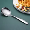 Spoons Stainless Steel Soup Ladle Coffee Dessert Rice Spoon Tablespoons Tableware Kitchen Colander Skimmer Cooking Utensils