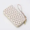 Wallet Printed Korean Fashion Double Layer Zipper Handheld Bag for Men and Women Long 2024