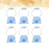 Bouteilles de rangement 6pcs machine Gumball 3 pouces Banque de bulles de bonbons pour enfants Favors () Bonbonniere