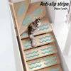 Mattes de bain Strong Adhesive Bathtub Bathtub Stairs Peva Anti-Skid Strips Texture Diamond Texture Séplet Imperpose 24 Feuilles 24 Feuilles