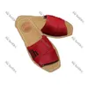 Sandali legnosi famosi designer donne slipper lussuose cursori di tallone piatto modello serpente solido sandali di sandali per spiaggia della spiaggia con logo 35-42