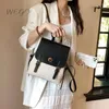 Backpack 2024 Summer Women's Grass Woven PU Casual Retro Premium High Capacity Bag