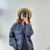 Women's Jackets Johnature 2024 Woman Spring Linen Vintage Long Sleeves Casual Coat Single Breasted Solid Color O-Neck Chinese Style