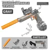 Sable Player Water Fun Summer Desert Eagle Eagle Water Gun Full Automatic Electric Shooting Water Gun Toy Childrens Outdoor Beach Fighting Fighting Toy Q240415