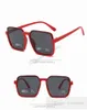 Sunglasses Fashion Kids Letter Printed Summer Boys Gilrs Square Frame Outdoor Ins Children Uv Protection Beach Sunblock Drop Delivery Dhcr0