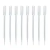 Cuilles jetables Paies Behogar 100pcs 3 ml Pipette de compte-gouttes de transfert en plastique avec marques pour les huiles Cosmetics Perfumes Micro Mesure Liquides