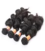 Brasilianische Haarverlängerungen 4pcs Loose Locky Style Hair Schuss natürliche Farbe Realer brasilianischer peruanischer indischer malaysischer Remy menschliches Haar 8693277