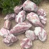 Dekorative Figuren 1pc zufällige natürliche rote rosa turmalin raues Stein Rubellitkristallproben Mineralgestein Heilung Reiki Kollektion