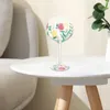 Canecas vitrais de vidro Painted Gift Women Glassware Glass Hand balon menina de aniversário Tumbllers