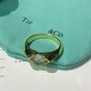 Tiffanybead Pierścienie miłosne damskie męskie projektant Tiffanybracelet Pierścień luksusowy biżuteria ulica klasyczne damskie pierścionki